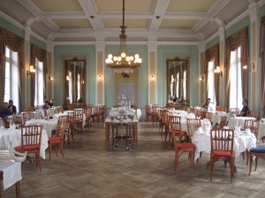 The very swish Hotel Saratz