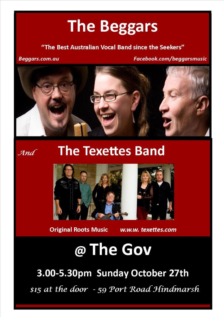 Beggars and Texettes at The Gov Oct 2013